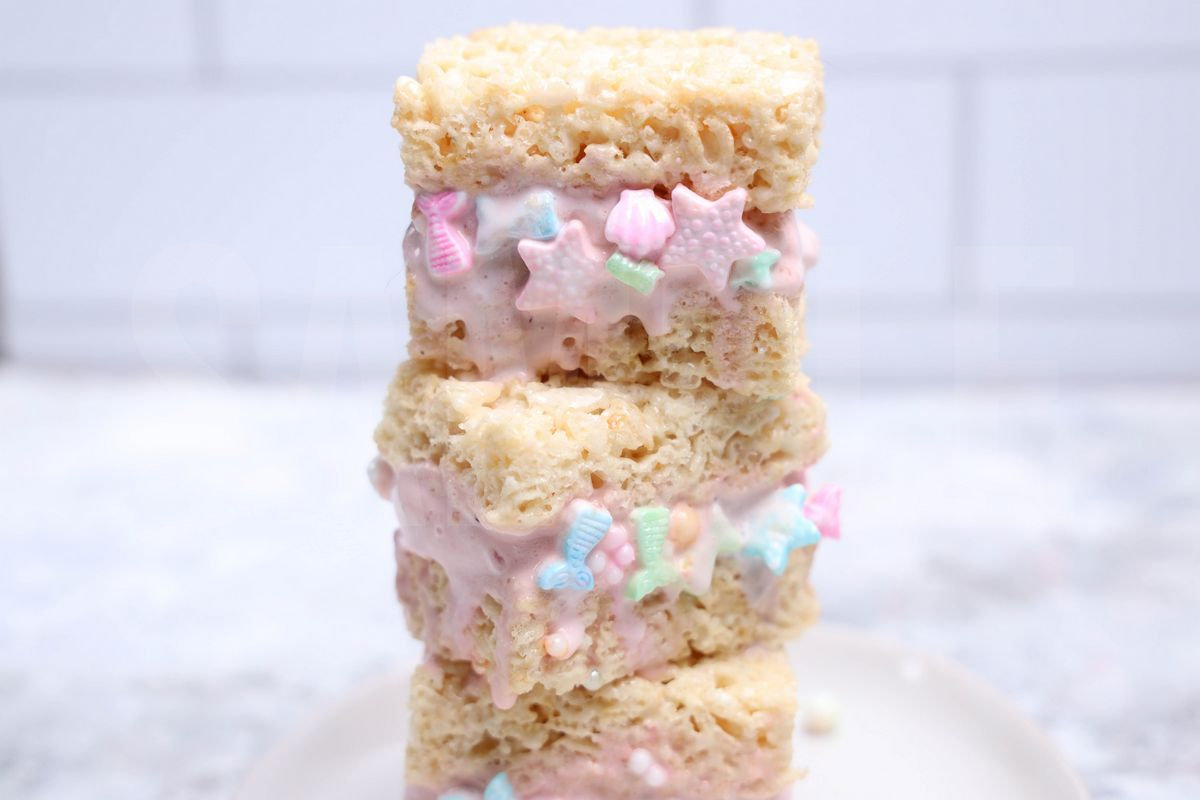 Mermaid Rice Krispies Ice Cream Sandwiches - Set 2 - Image 3