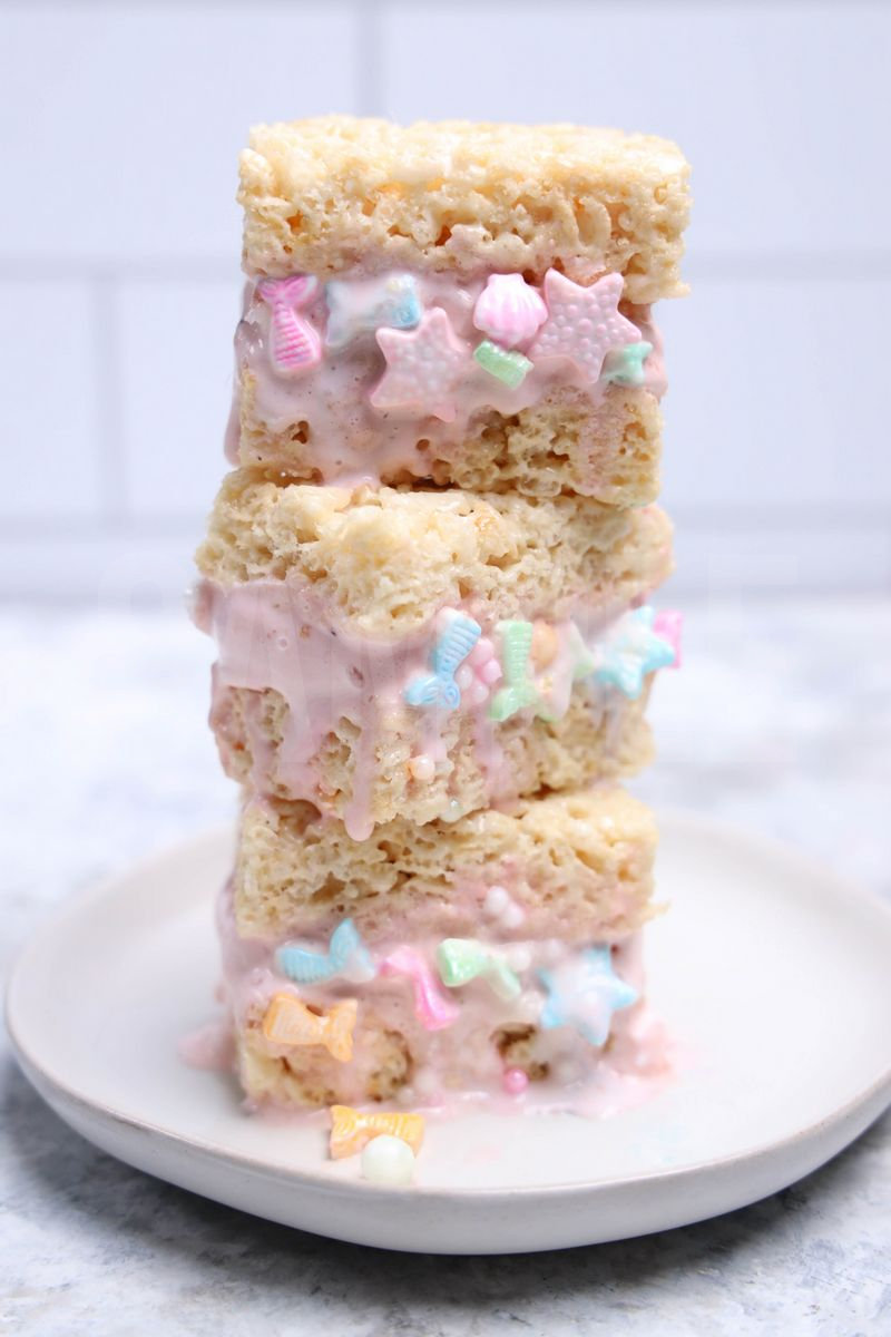 Mermaid Rice Krispies Ice Cream Sandwiches - Set 2