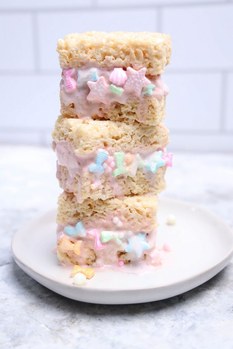 Mermaid Rice Krispies Ice Cream Sandwiches - Set 2 - Image 2