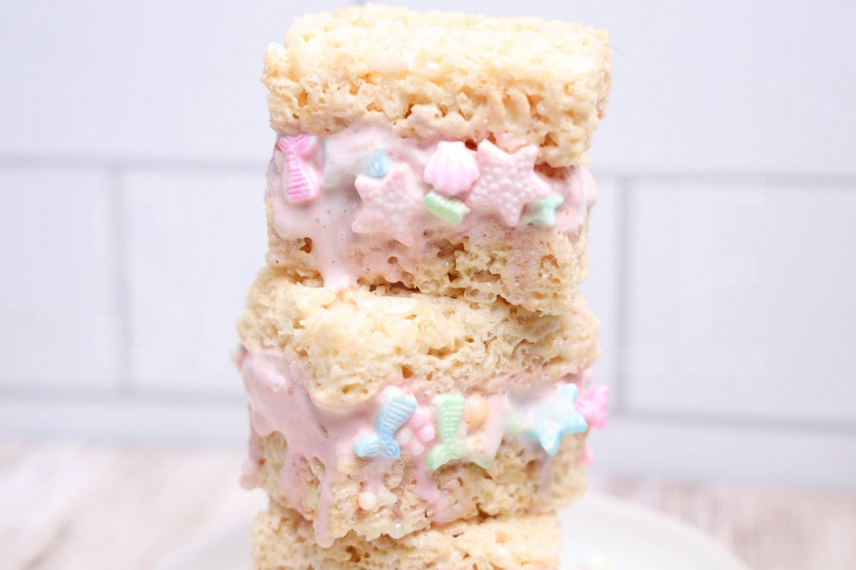 Mermaid Rice Krispies Ice Cream Sandwiches - Set 3 - Image 4