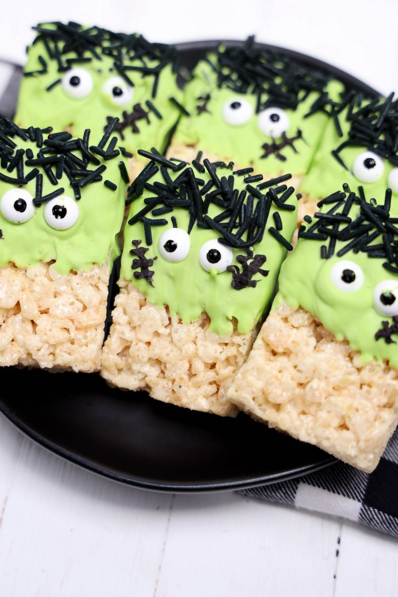Frankenstein Rice Krispies Treats - Set 4