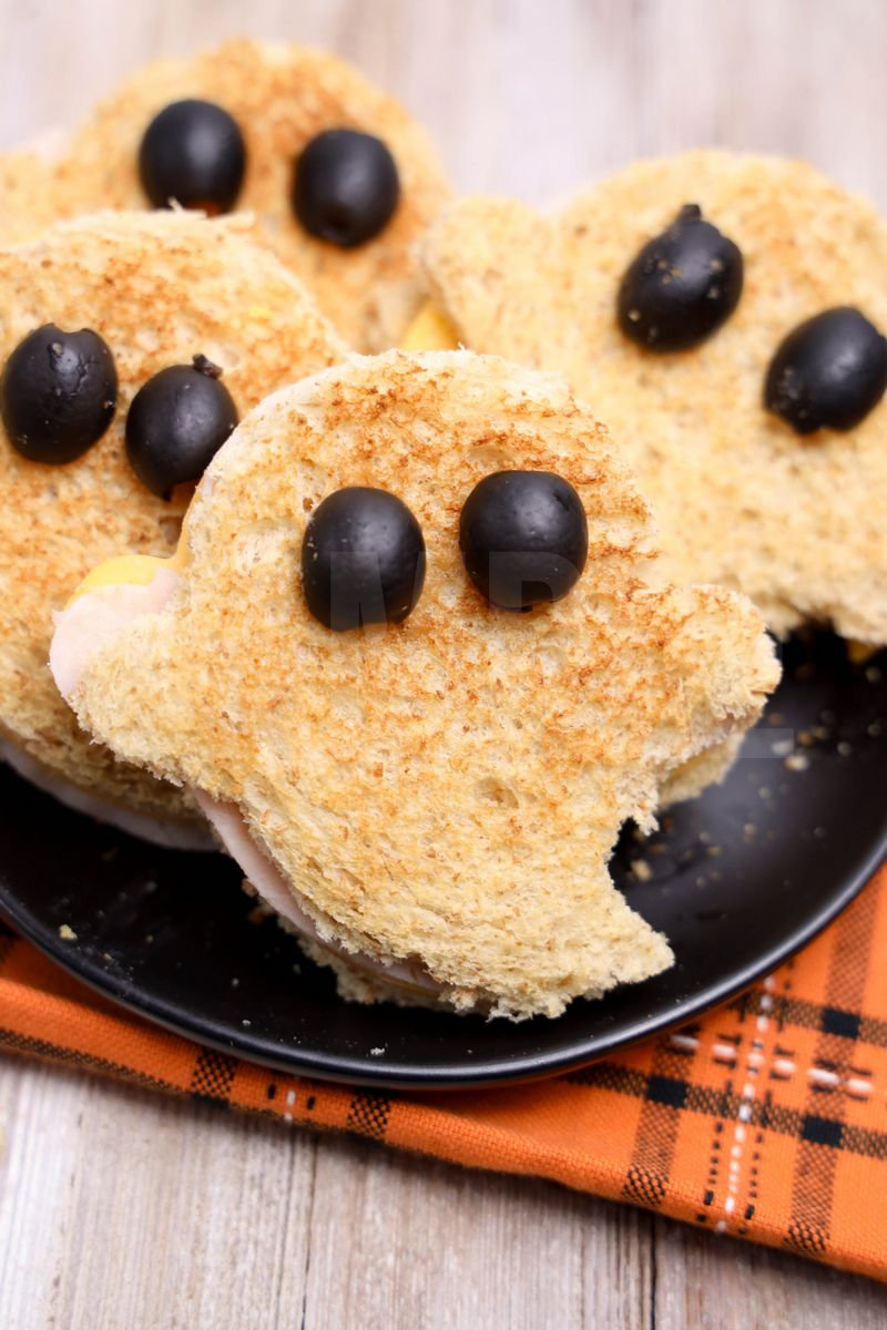Ghost Turkey and Cheese Sandwiches - Set 3 - Image 4