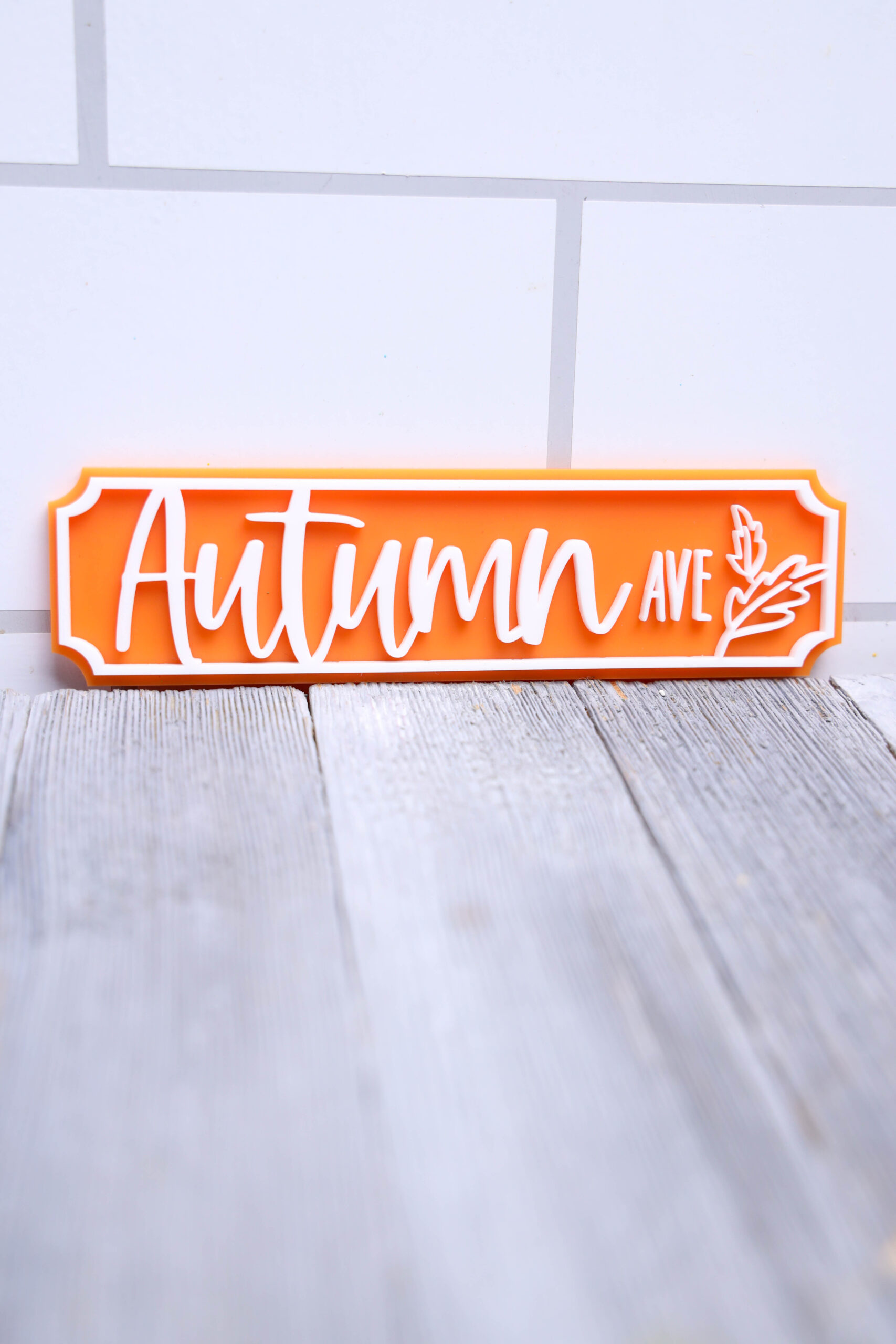 Autumn Ave Sign Exclusive - For Kelly