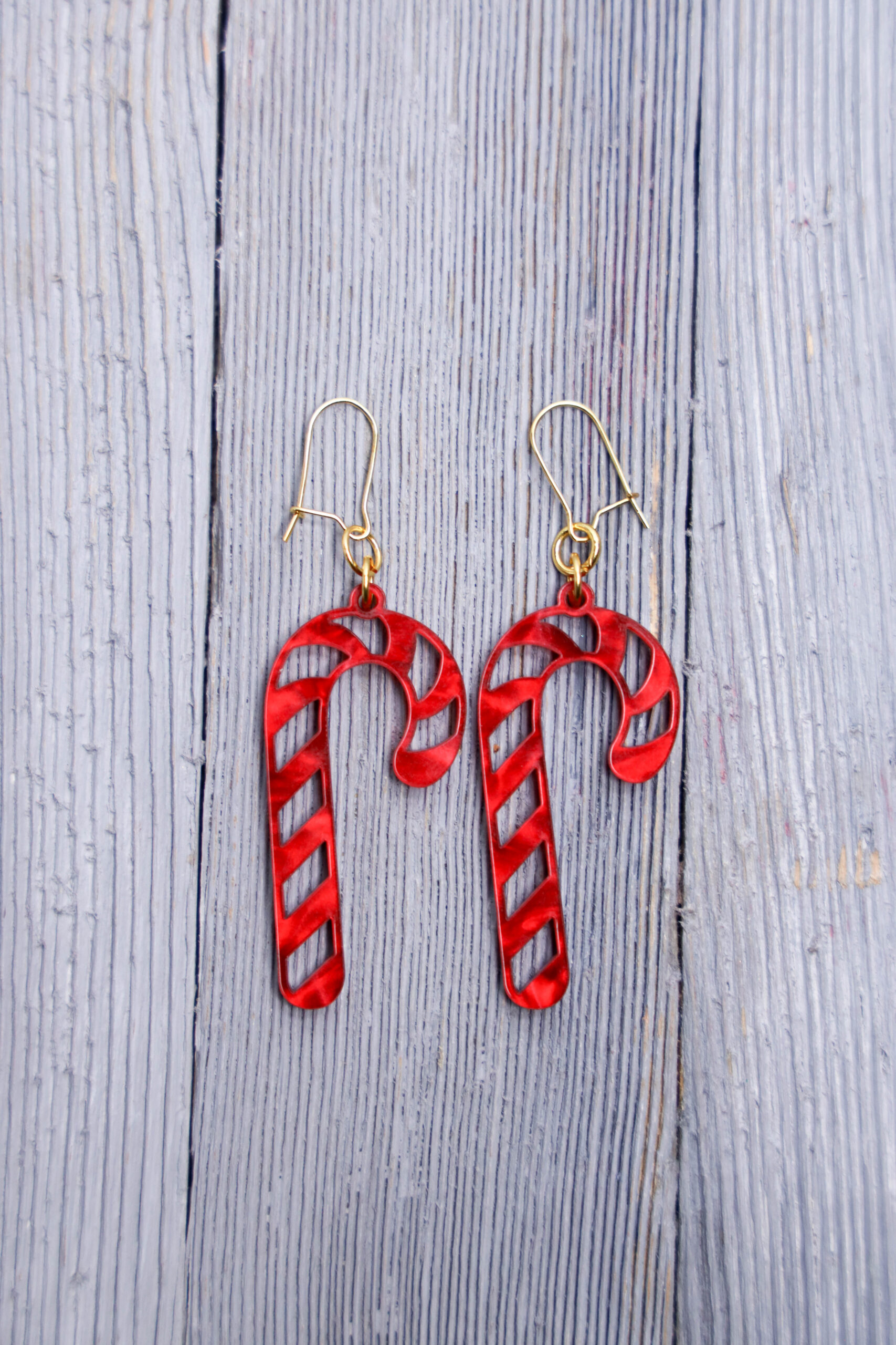 Candy Cane Earrings Exclusive - For Kelly