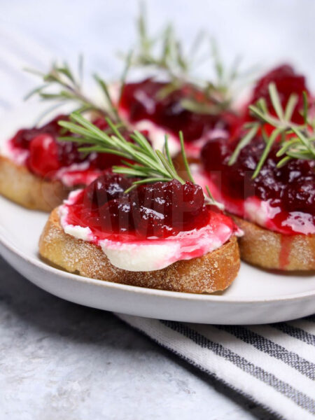 Cranberry Ricotta Crostini - Set 2