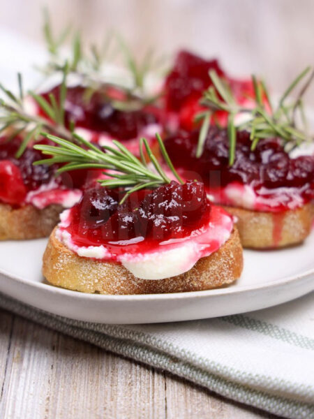 Cranberry Ricotta Crostini - Set 3