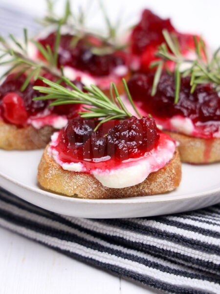 Cranberry Ricotta Crostini - Set 4