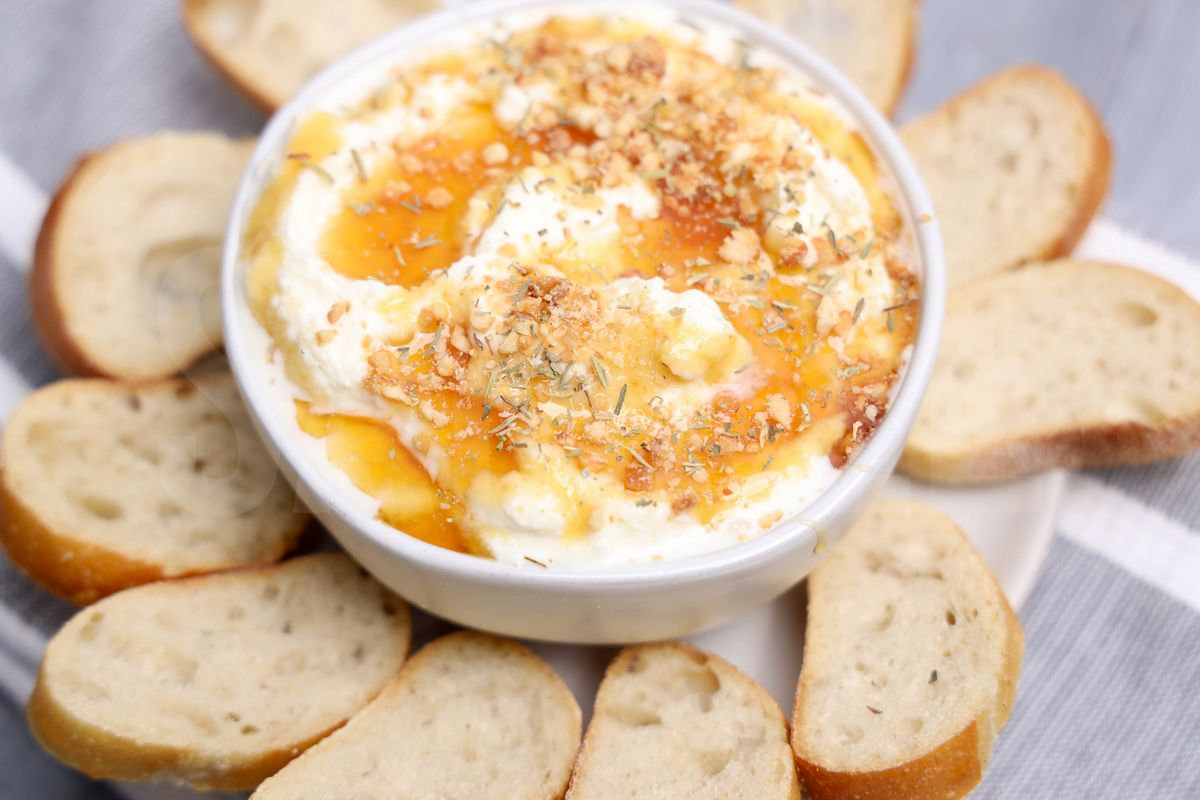 Hot Honey Cashew Ricotta Dip - Set 1 - Image 4