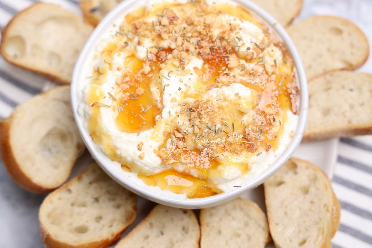Hot Honey Cashew Ricotta Dip - Set 2 - Image 3