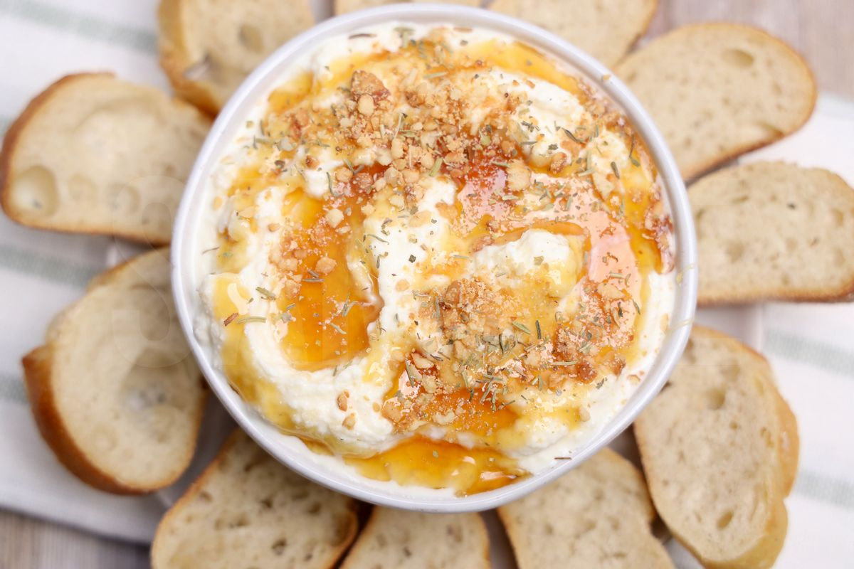 Hot Honey Cashew Ricotta Dip - Set 3 - Image 4