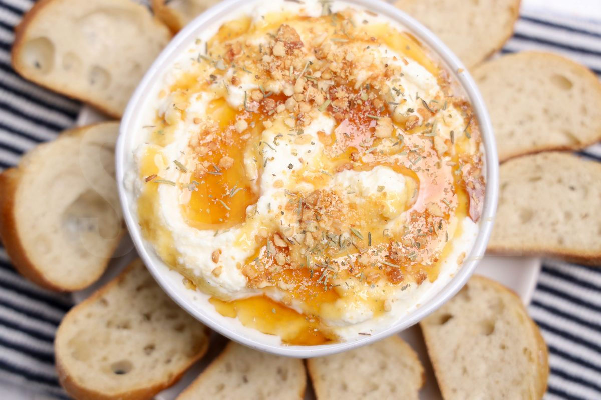 Hot Honey Cashew Ricotta Dip - Set 4 - Image 4