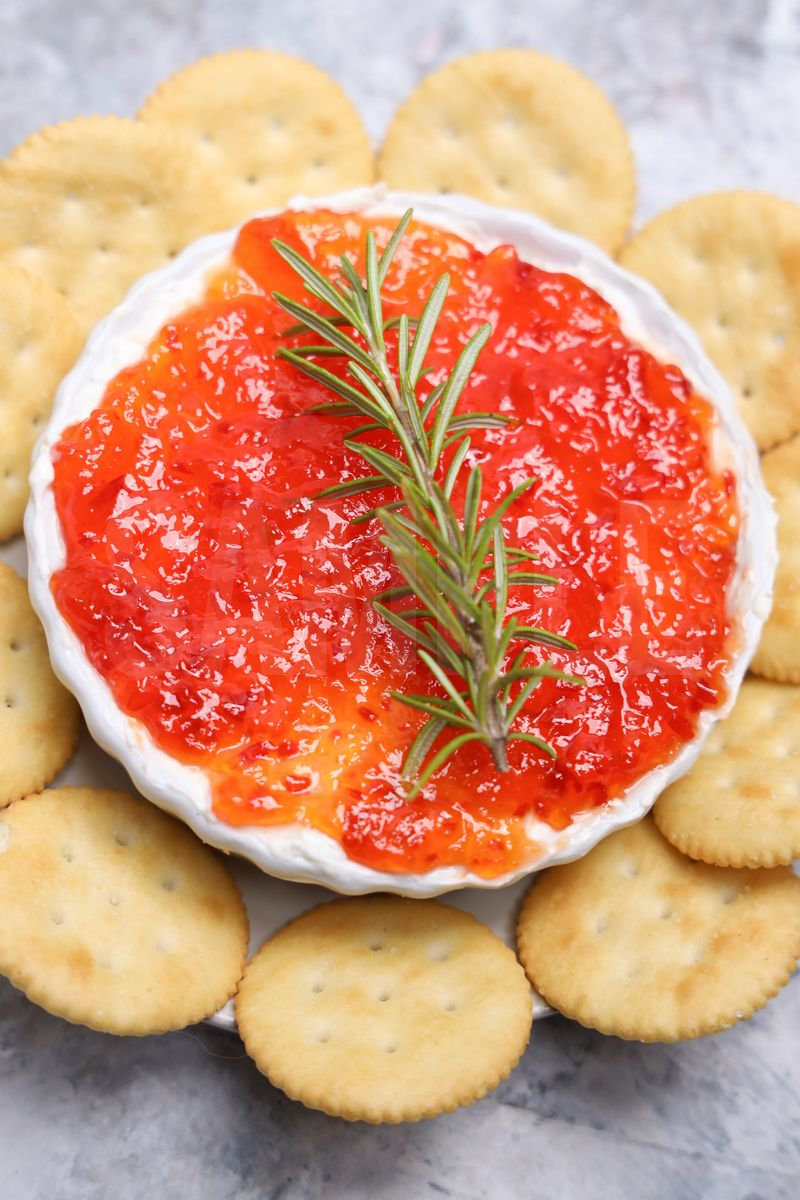 Red Pepper Jelly Dip - Set 2