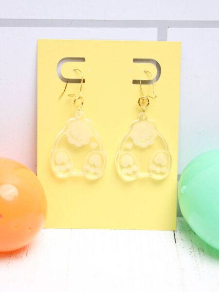 Bunny Butt Earrings - Set 3