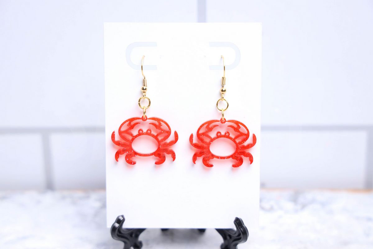 Crab Earrings - Set 1 - Image 4