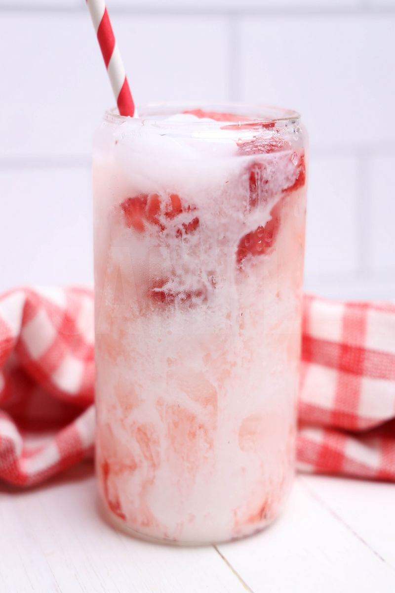 Strawberry Coconut Dirty Soda - Set 2