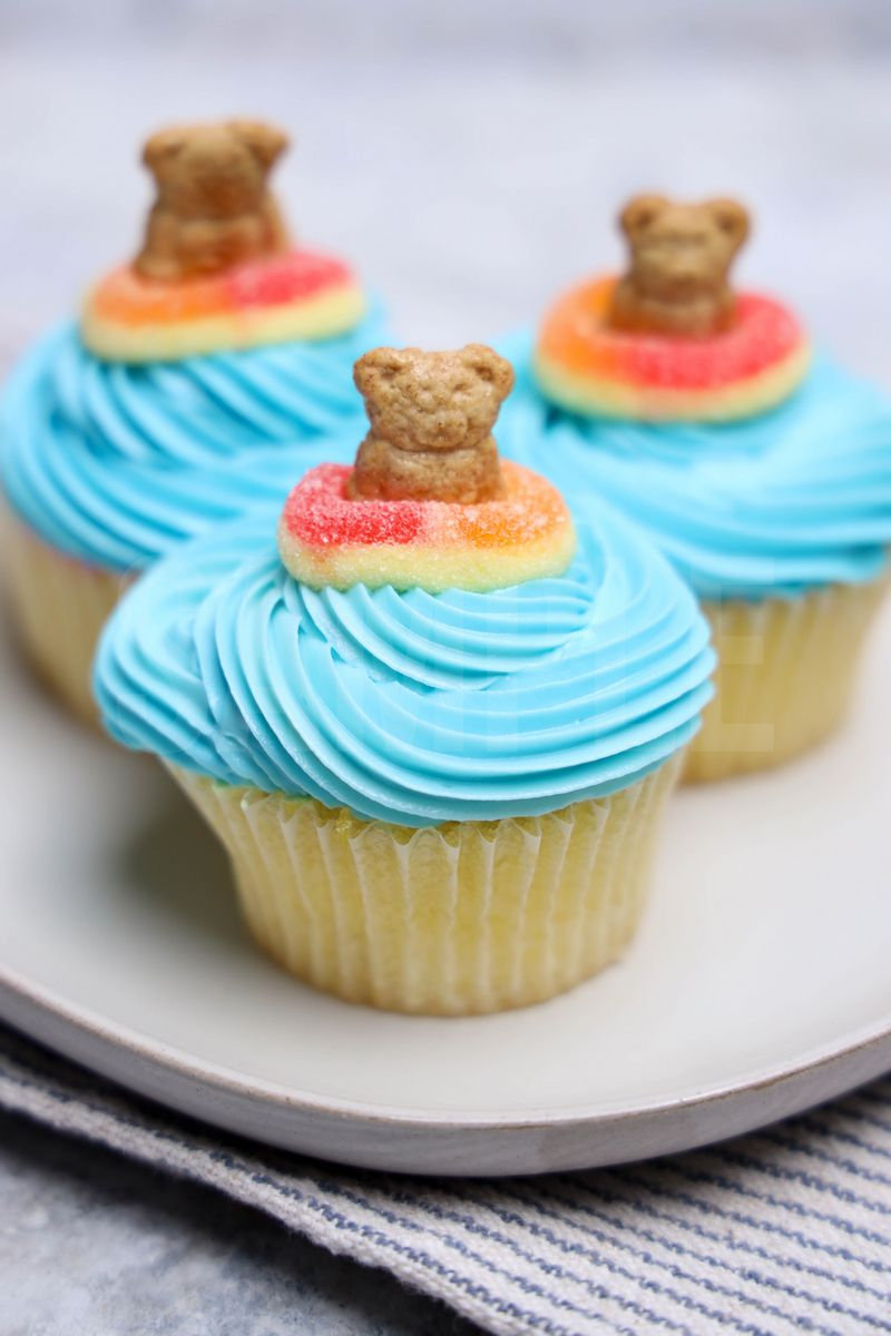 Beach Bear Cupcakes - Set 1