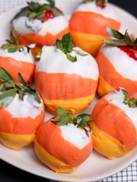 Candy Corn Strawberries - Set 1