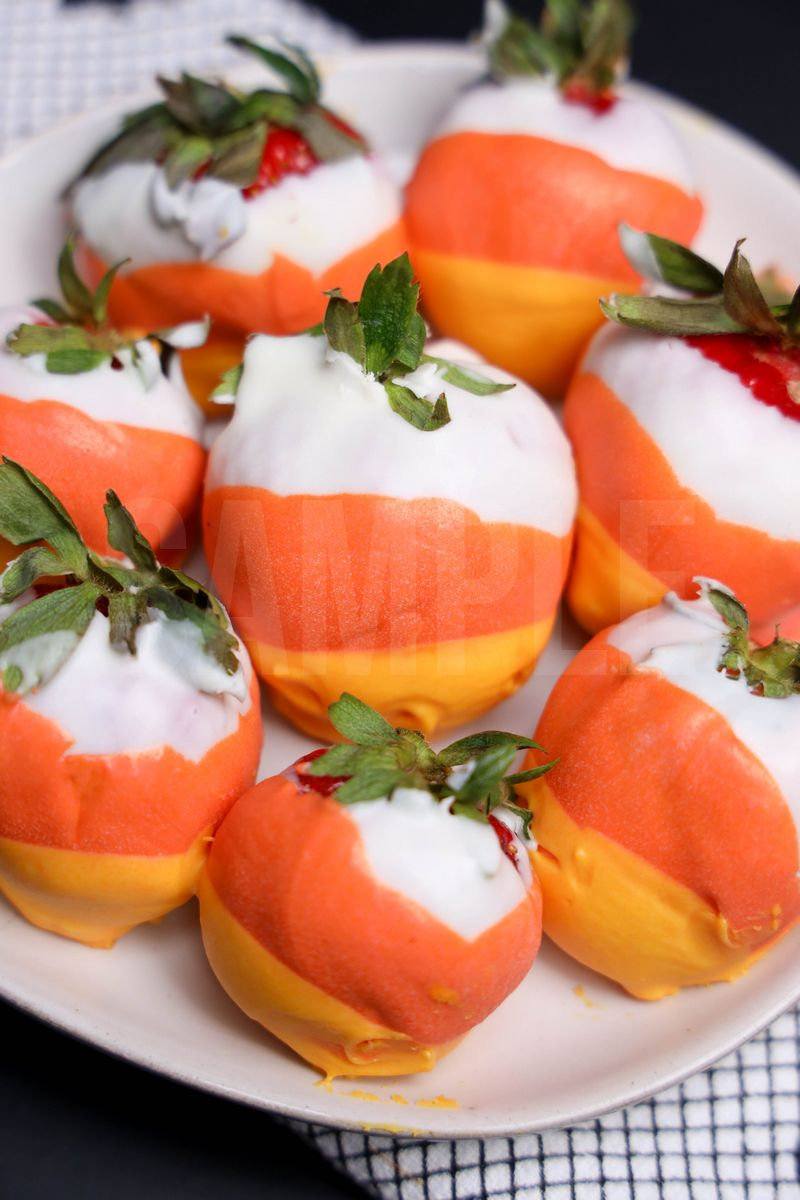 Candy Corn Strawberries - Set 1