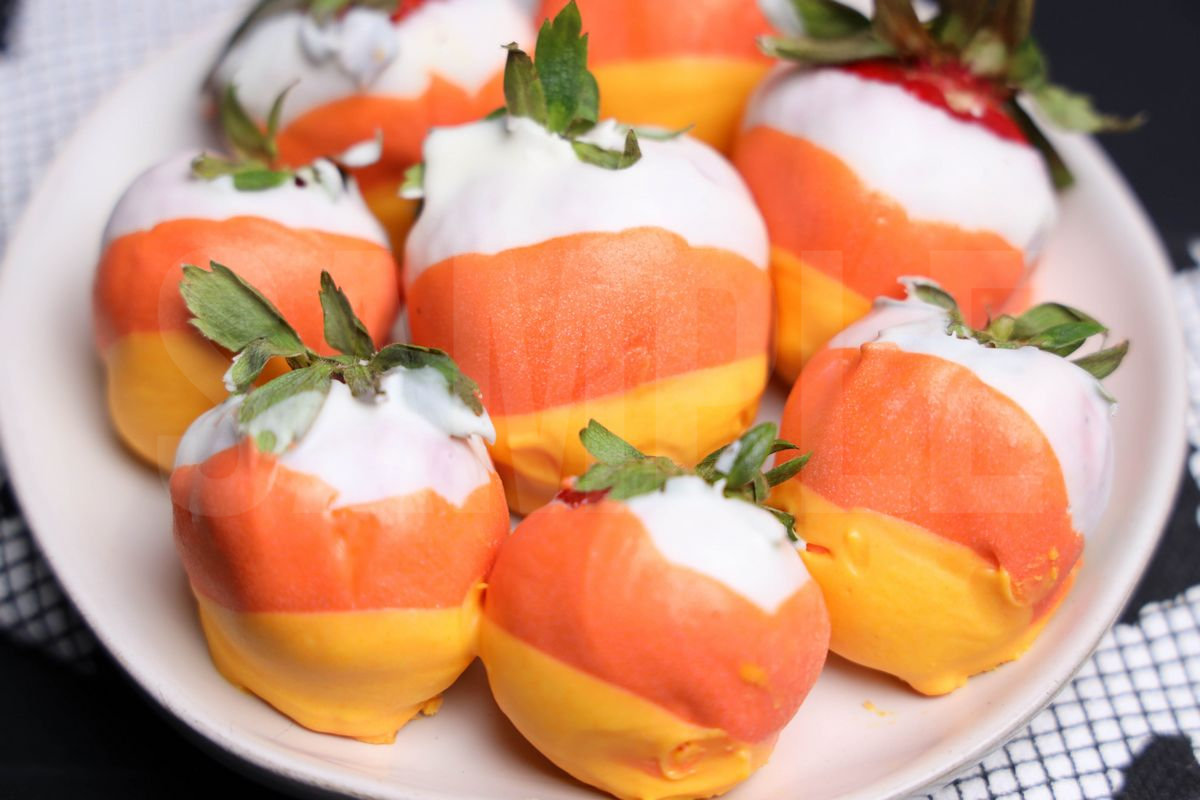 Candy Corn Strawberries - Set 1 - Image 3