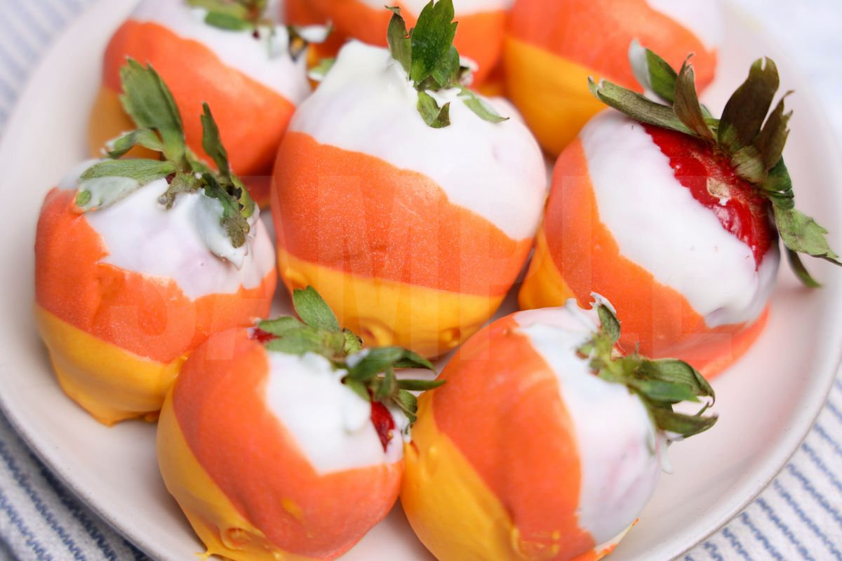 Candy Corn Strawberries - Set 2 - Image 4