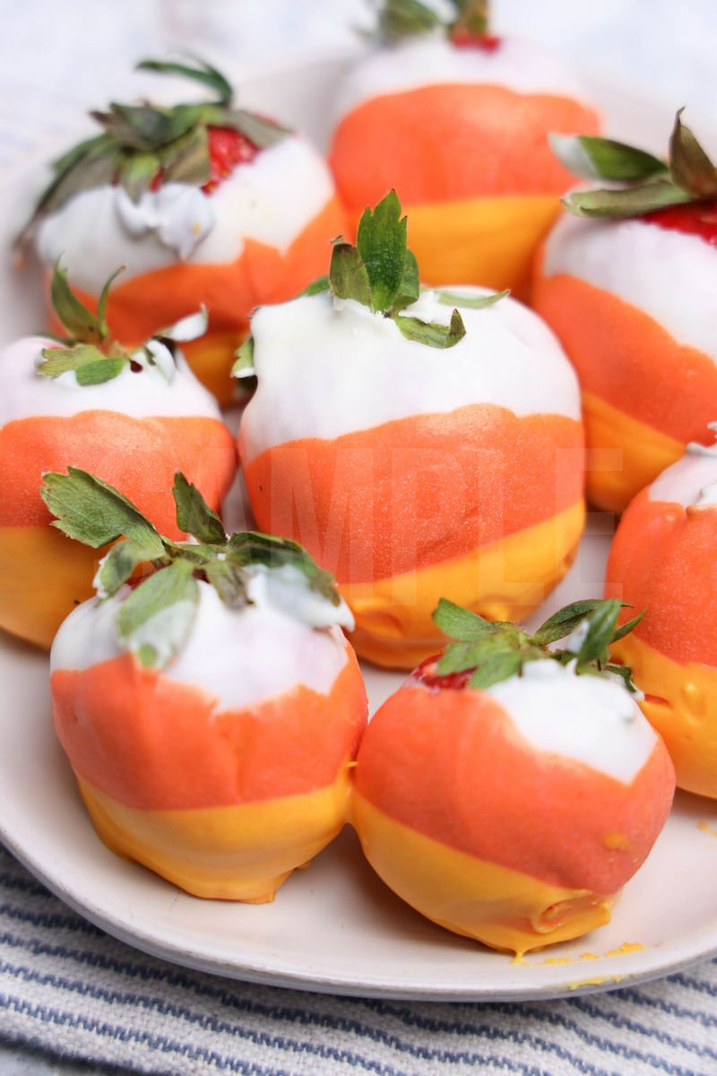 Candy Corn Strawberries - Set 2 - Image 2
