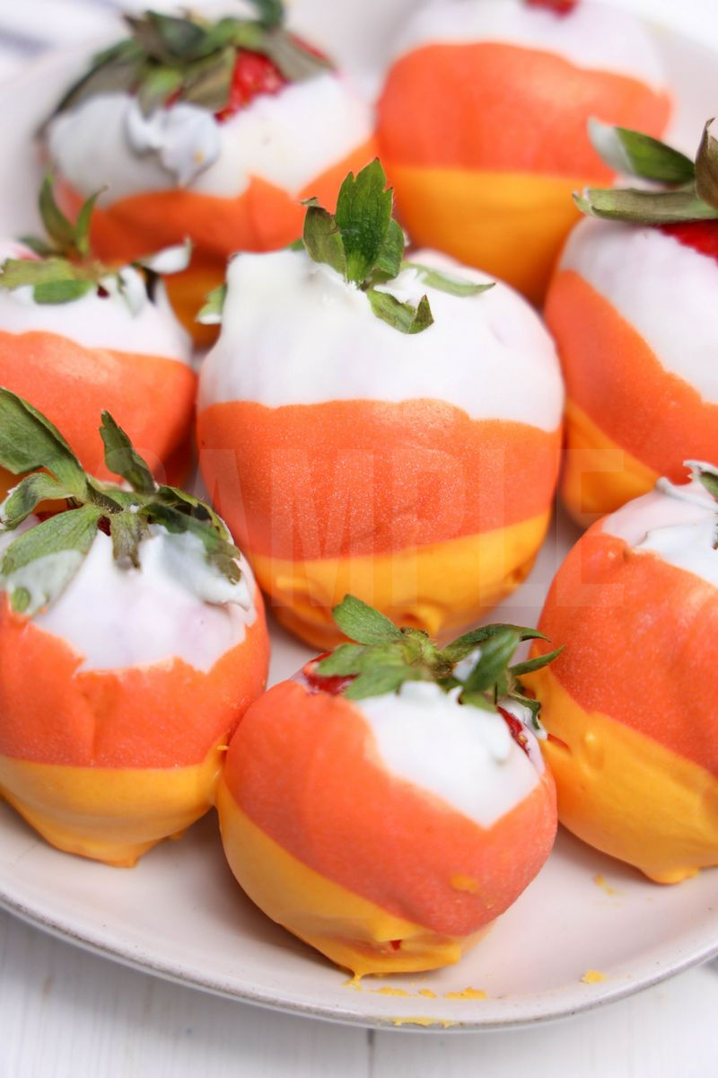 Candy Corn Strawberries - Set 3