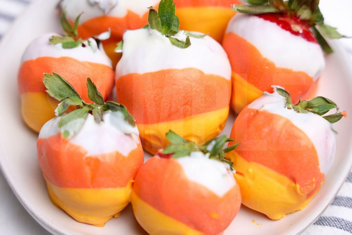 Candy Corn Strawberries - Set 3 - Image 4