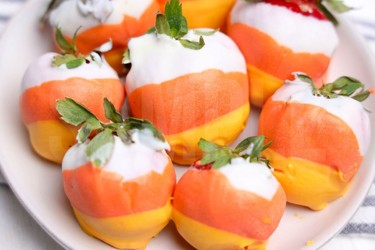 Candy Corn Strawberries - Set 3 - Image 3