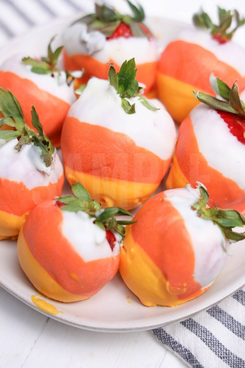 Candy Corn Strawberries - Set 3 - Image 2