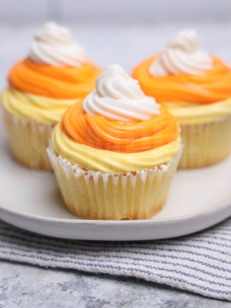 Candy Corn Cupcakes - Set 1