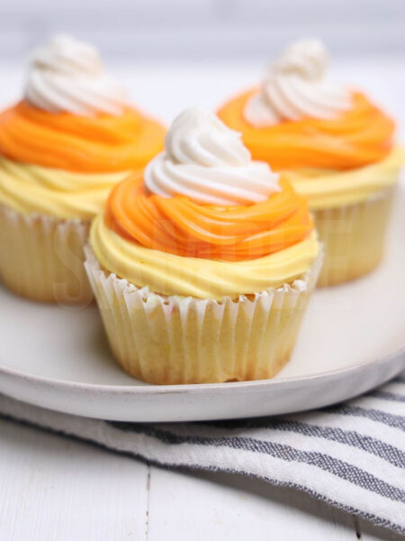 Candy Corn Cupcakes - Set 2