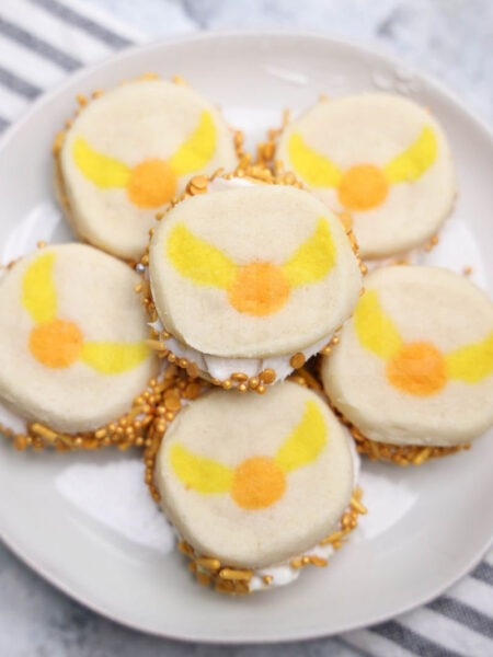 Golden Snitch Frosted Cookies - Set 2