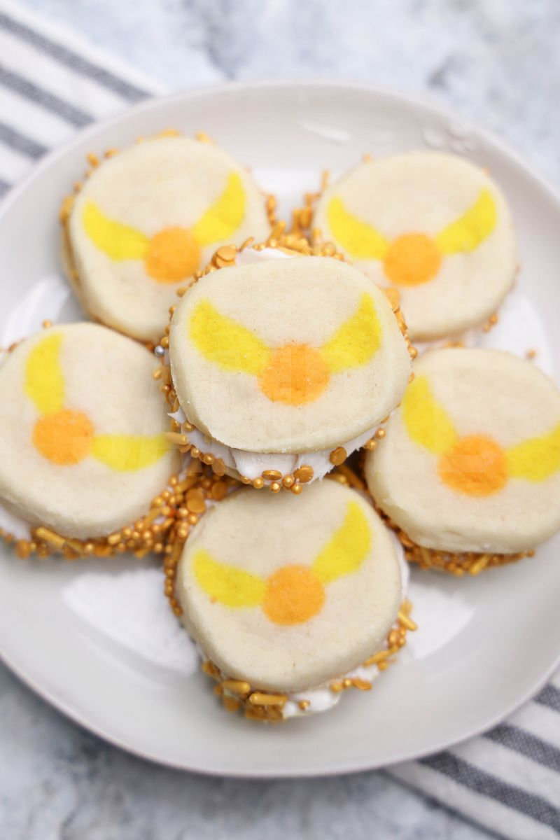 Golden Snitch Frosted Cookies - Set 2