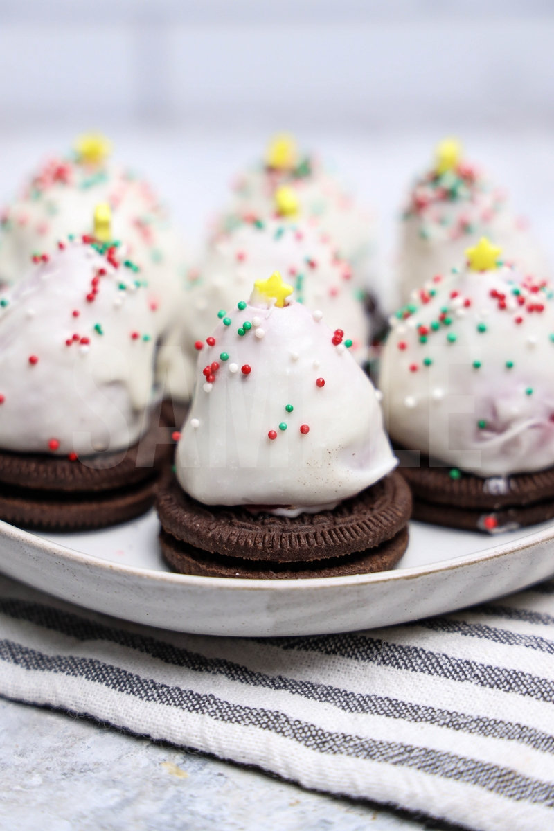 Christmas Strawberry Trees - Set 1