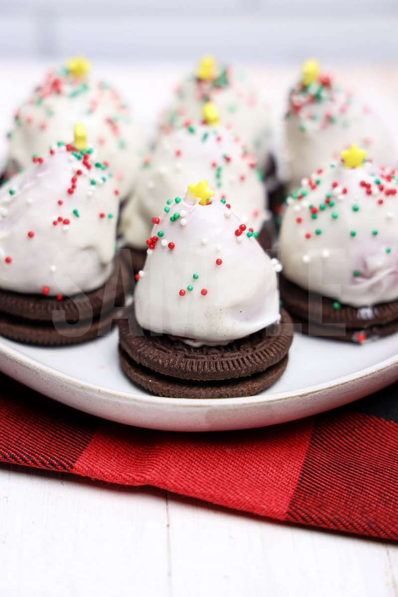 Christmas Strawberry Trees - Set 3
