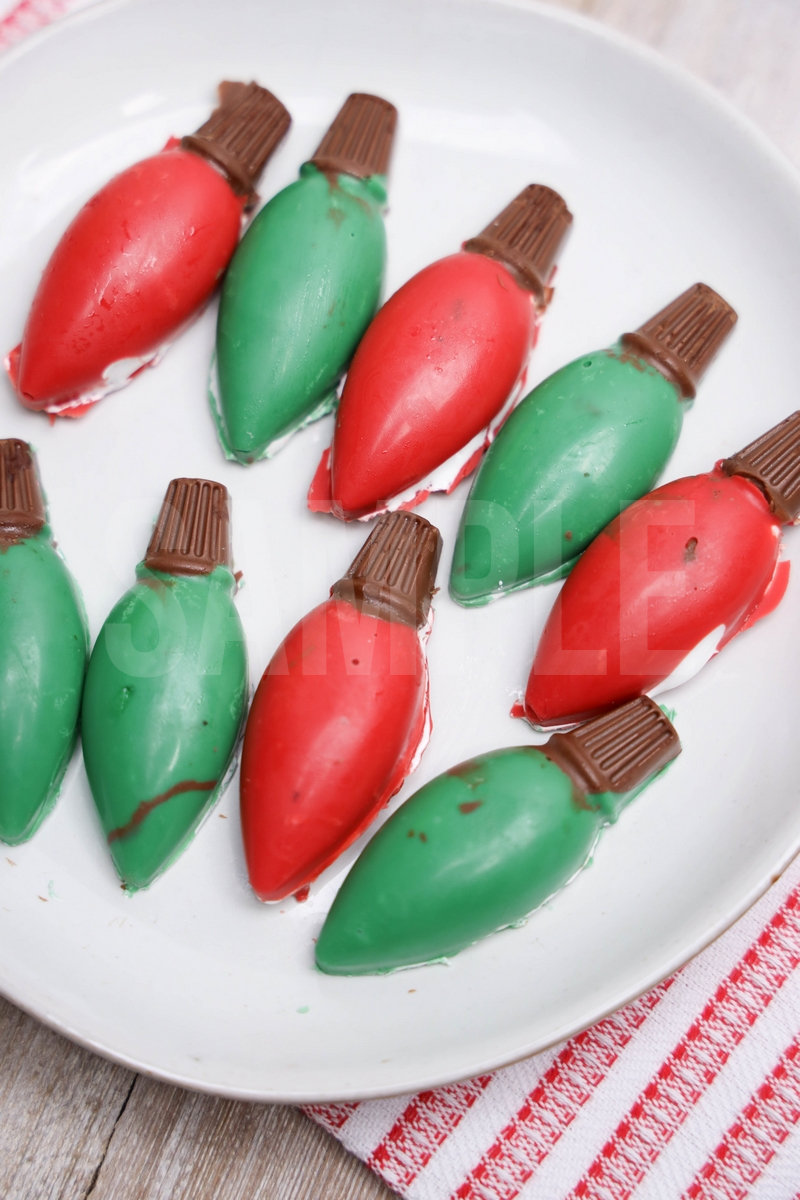 Christmas Light Marshmallow Chocolates - Set 2