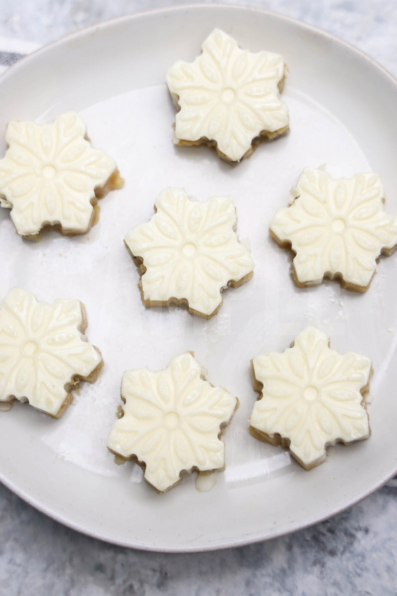 Snowflake Cookie Dough Chocolates - Set 1