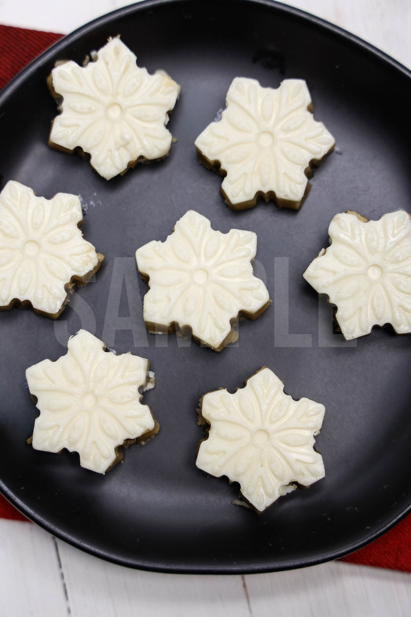 Snowflake Cookie Dough Chocolates - Set 3